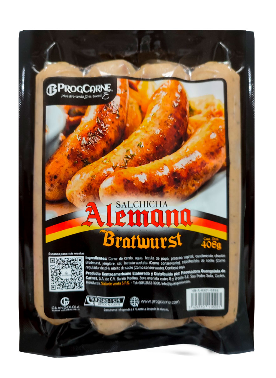 Salchicha Alemana Bratwurst
