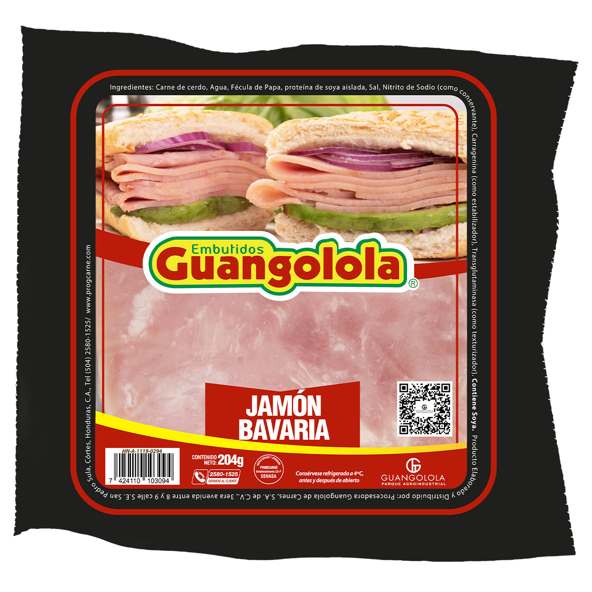 Jamón Bavaria 200g (6 paquetes)