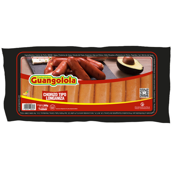 Chorizo tipo Longaniza 1350g
