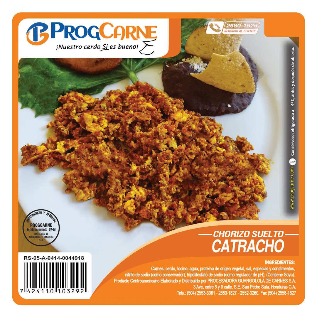 Chorizo Catracho Suelto 454g